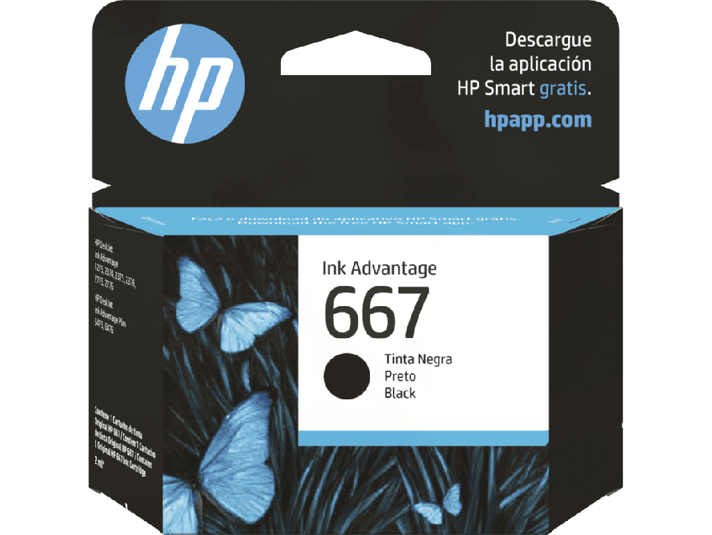 [BA-012] INK - HP 667 black
